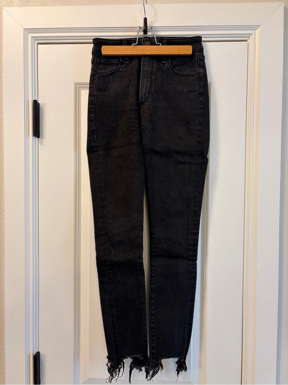 Black Slim High-Rise Jeans